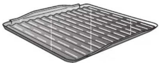 MIELE H 6267 BP - Grill- & Bratblech HGBB 71 - 1