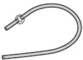 MIELE H 6267 BP - Entkalkungstabletten, Kunststoff- schlauch mit Halter - 1