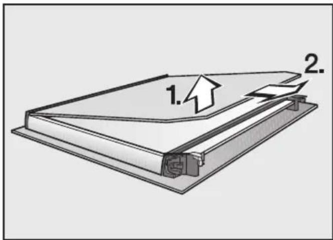 MIELE H 6267 BP - Tür auseinanderbauen - 2