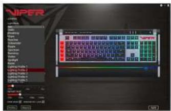 Patriot Memory Viper V770 - PALM REST LIGHT EFFECTS - 1