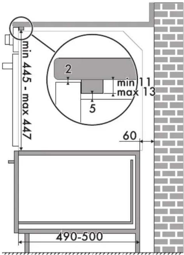 SMEG SF4750VCPO1 - Dichtung der Bedienblende - 11