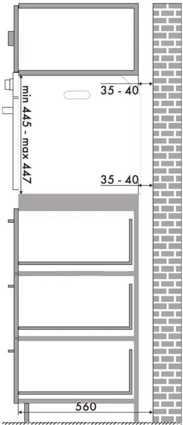 SMEG SF4750VCPO1 - Dichtung der Bedienblende - 15