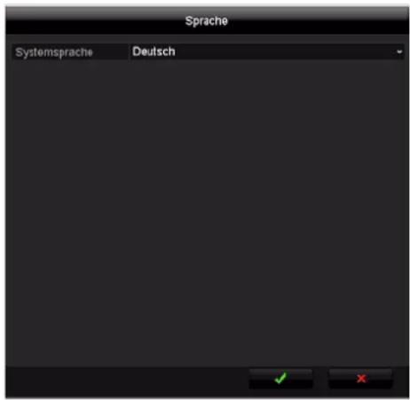 Sprache Systemsprache Deutsch