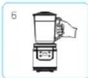 GORENJE B800HC - ВИКОРИСТАННЯ БЛЕНДЕРА - 6