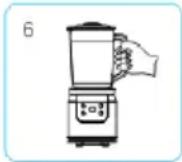 GORENJE B800HC - ИСПОЛЬЗОВАНИЕ БЛЕНДЕРА - 6