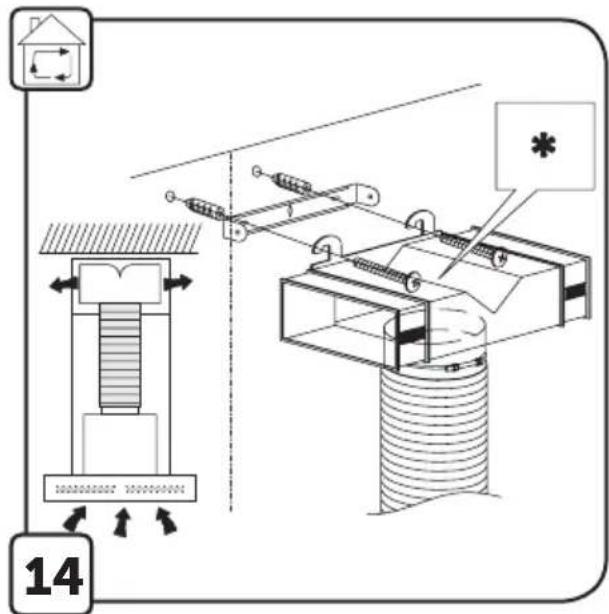Technical diagram illustrating electrical insulator assembly with labeled components and directional arrows