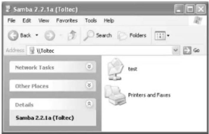 Inter-Tech EZ-NAS Gigabit NAS - - Connecting to the Samba Server - 2