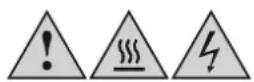 KORONA Raclette Grill 45051 - Caution! Danger of electric shock! - 1