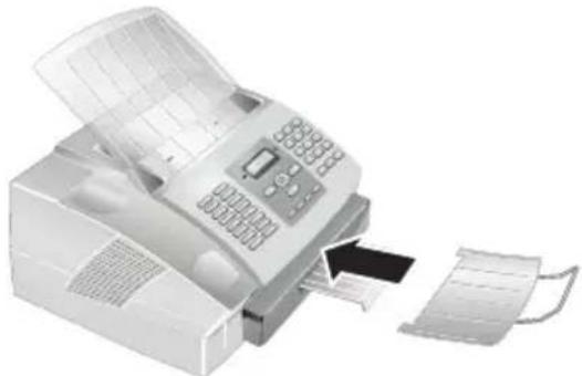 PHILIPS Laserfax 940 - Dokumentenausgabehalter an- bringen - 1