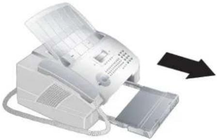 PHILIPS Laserfax 855 - A4-Papier einlegen - 1