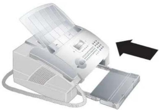 PHILIPS Laserfax 855 - A4-Papier einlegen - 6