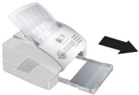 PHILIPS Laserfax 850 - A4-Papier einlegen - 1