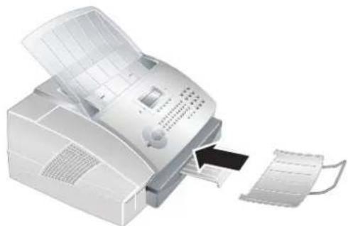 PHILIPS Laserfax 850 - Dokumentenausgabehalter anbringen - 1