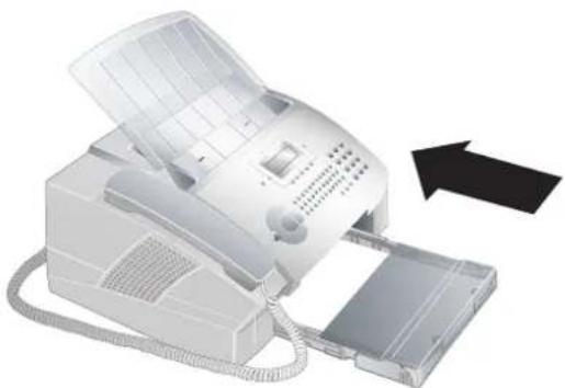 PHILIPS Laserfax 825 - A4-Papier einlegen - 6