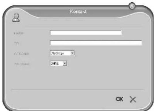 Kontakt NAME: TPI: APPSCHEN 30600 bps PPT:50001 OHNE OK X