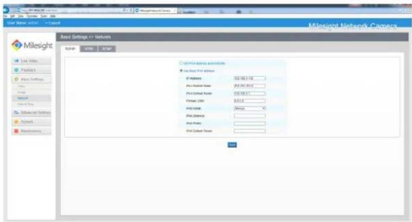 Milesight MS-C3567-FPNA - Assign An IP Address via Browser - 4