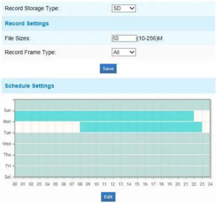 Milesight MS-C3567-FPNA - Record Schedule - 1