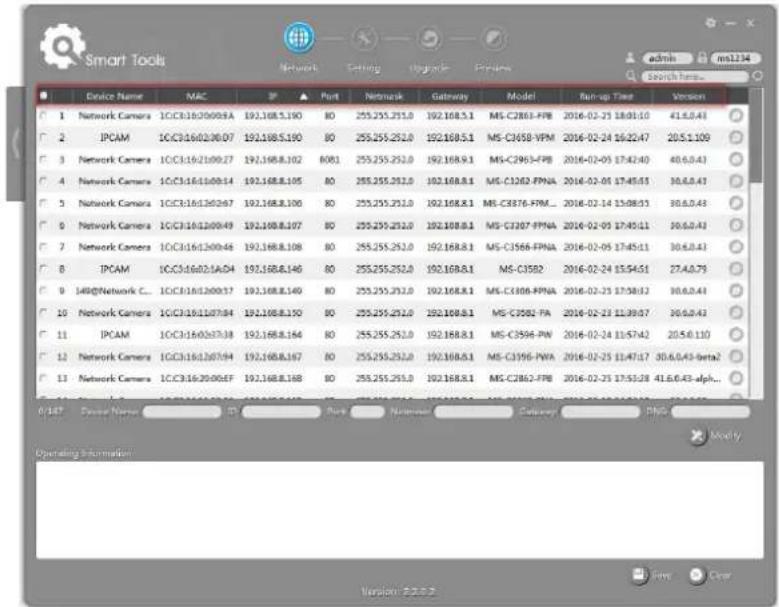 Milesight MS-C3567-FPNA - Assigning An IP Address Using Smart Tools - 1