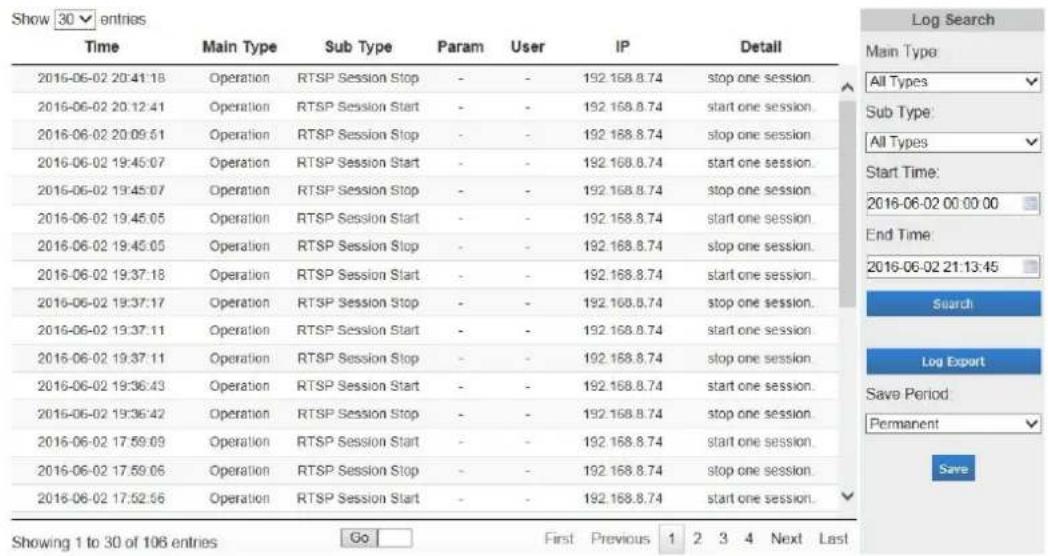 Milesight MS-C3567-FPNA - Logs - 1