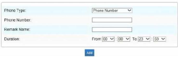 Milesight MS-C3567-FPNA - Alarm Phone List - 1