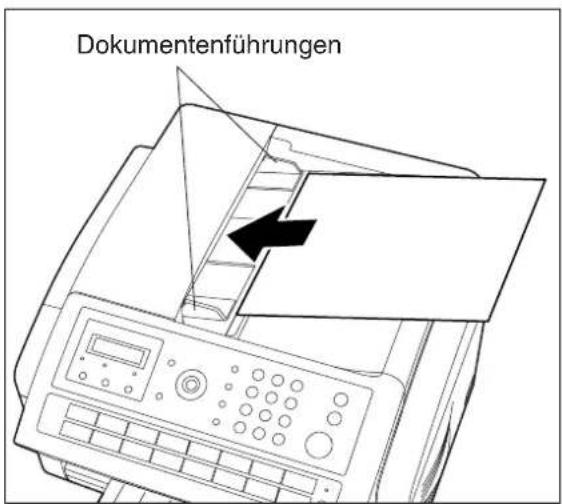 PANASONIC UF-5600 - Einlegen der Dokumente - 1