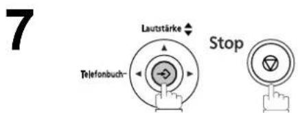 PANASONIC UF-5600 - Eingabe des Stationsnamens - 11