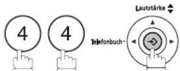 PANASONIC UF-5600 - Eingabe des Empfangspasswortes - 4