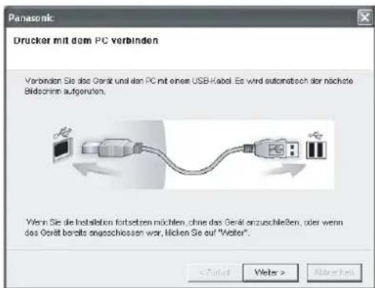 PANASONIC UF-5600 - Verbinden über einen USB-Anschluss - 2