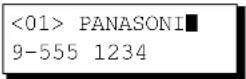 PANASONIC UF-5600 - Eingabe von Ziel-/Kurzwahlfnummern - 12