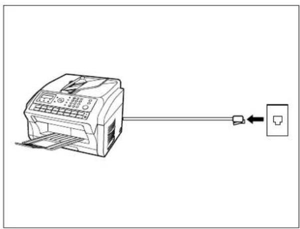 PANASONIC UF-5600 - Überprüfen des Telefonanschlusses - 1