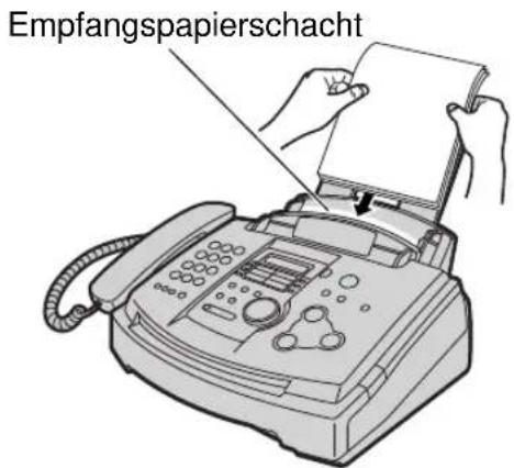PANASONIC KX-FLM551G - Wenn sich das Empfangspapier im Gerät gestaut hat - 5