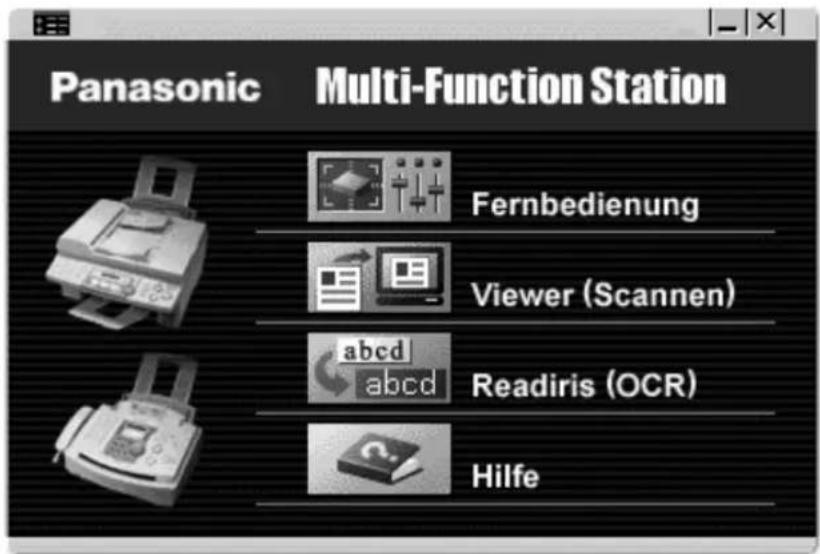 PANASONIC KX-FLM551G - Wählen Sie [Programme], [Panasonic Multi-Function Station] und klicken Sie auf [Launcher]. - 1