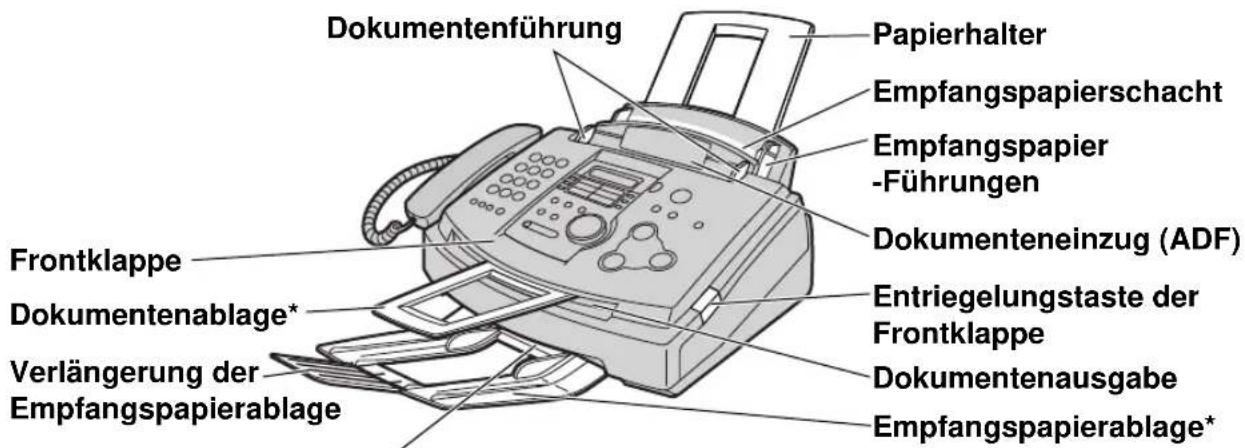 PANASONIC KX-FLM551G - Gesamtansicht Vorderseite - 1