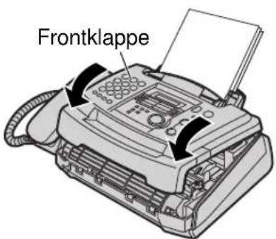 PANASONIC KX-FLM551G - Wenn sich das Empfangspapier im Gerät gestaut hat - 4