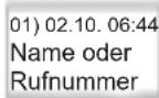 AEG Fame 405 - Wählen aus der Anruferliste - 2