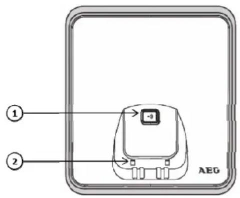 AEG Eole 1635 - Die Basisstation (Version ohne Anrufbeantworter EOLE 1600, 1620 und 1630) - 1