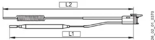 AEG DKu 10 - Temperatuursensor in schermpijp positioneren - 1