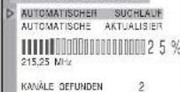 AEG CTV 650 - AUTOMATISCHE SUCHE - 1