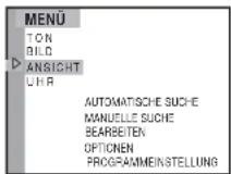 AEG CTV 650 - Programmüberblick - 1