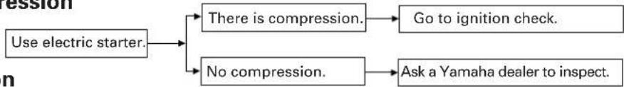 YAMAHA YW100E - Compression - 1