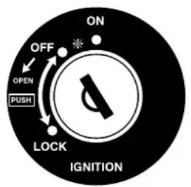 ON OFF OPEN PUSH LOCK IGNITION