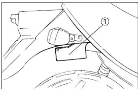 YAMAHA YW100E - Key identification number - 1