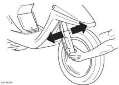 YAMAHA CW50E - Checking the steering - 1
