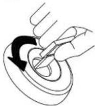 YAMAHA CS50 - To lock the steering - 2