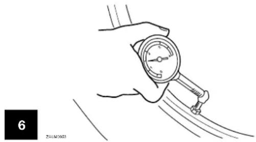 YAMAHA CS50 - Tire air pressure - 1