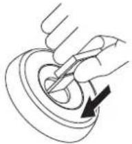 YAMAHA CS50 - To unlock the steering - 1