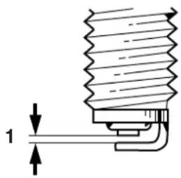 YAMAHA CS50 - Specified spark plug: - 1