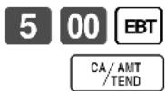 CASIO TK-7500 - Ohne fälliges Wechselgeld - 5