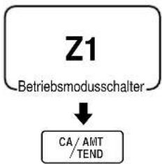 CASIO TK-7500 - Ausdrucken des täglichen Verkaufsrückstellberichts - 1