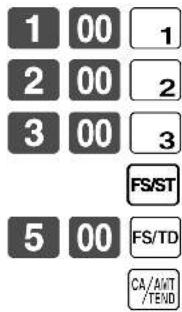 CASIO TK-7500 - "Food Stamp" mit fälligem Wechselgeld (Fortsetzung) - 3
